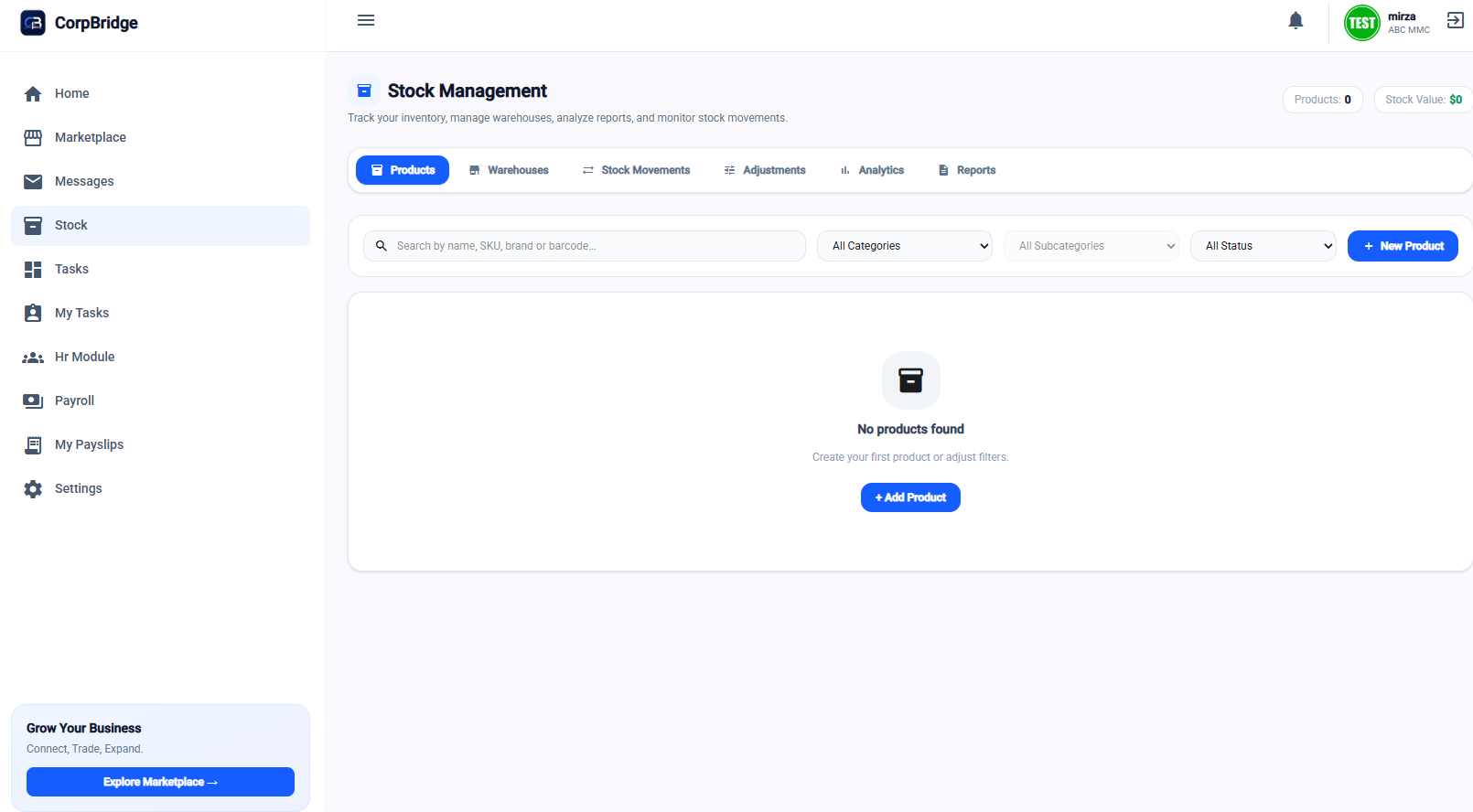 Stock Management